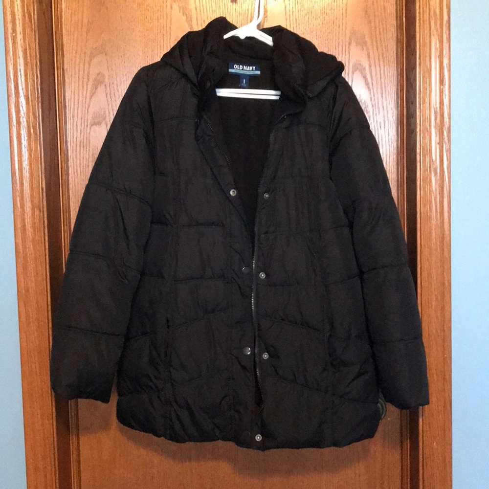 Old Navy Maternity Coat Black Medium